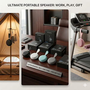 Altavoces de malla metálica, bonitos, ligeros, portátiles y duraderos, ideales para interiores, exteriores, senderismo, oficina, hogar, regalo - Product Image 4