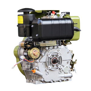 <span class=keywords><strong>Motor</strong></span> diésel monocilíndrico refrigerado por aire de 12 HP, tipo italiano, verde, Hi-earns 188FAE, con eje estriado - Product Image 3