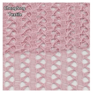 Xing Tiao Wang #   Tela de Malla de Punto Grueso de Moda, 100% Poliéster, Tejido de Punto por Urdimbre para la Confección de Camisetas, Vestidos y Trajes de Baño para Mujer - Product Image 4