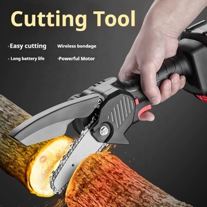 New 4-inch Chainsaw, Lithium Battery Powered Chainsaw for Wood Cutting DGCM-H-1-12' <b>Saw</b> DGCM-H-1-12' - Product Image 4