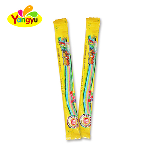 High Quality Soft Rolls Long Colorful <strong>Sour</strong> Band Candies with Soft for <strong>Skittles</strong> Flavors - Product Image 3