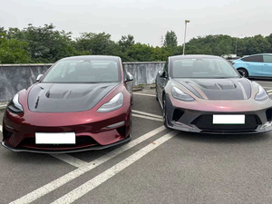Kit carrosserie original conversion avant arrière pare-chocs latéral jupe lèvre diffuseur spoiker aile capot kit pour <span class=keywords><strong>tesla</strong></span> modèle <span class=keywords><strong>3</strong></span> kit carrosserie rebot - Product Image 5