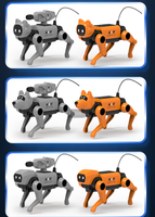 Niedriger Preis Interaktive DIY elektrische RC Smart Robot Hundes pielzeug Intelligente zusammen gebaute Lernspiel zeug für Kinder zum Verkauf