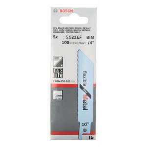 BOSCH - 2608657721 Reciprocating <b>saw</b> <b>blade</b> S 522 EF ''Flexible for Metal'' - EAN 3165140612050 <b>BLADES</b> AND CUT DISCS - Product Image 2