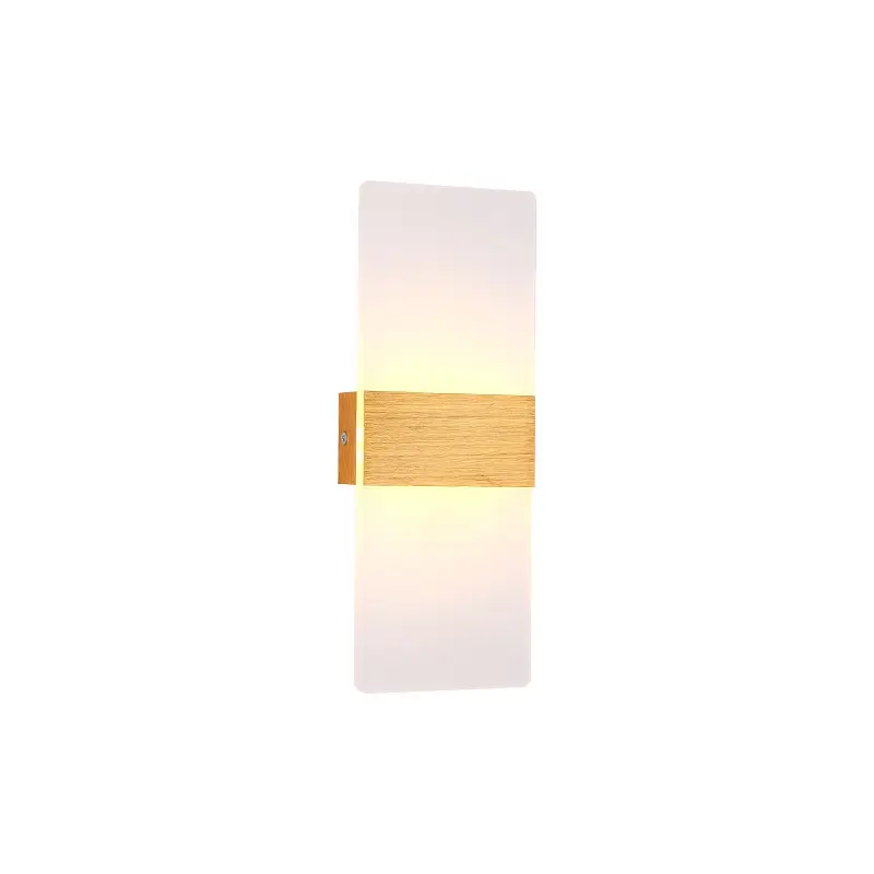 Acrylic Aluminium Creative Minimalist Bedroom Bedside Lamp Wall Lamp LED 10 Glass 90 80 Living Room Hotel Corridor Aisle Indoor