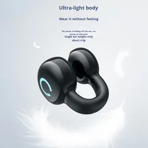 Auriculares de Silicona con Clip para la Oreja, Conducción Aérea, Un Solo Auricular, Nuevo Estilo Moderno, Deportivos, Menos de 3 Horas de Duración, JL BK - Product Image 4