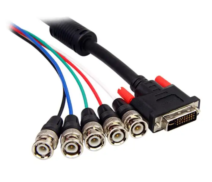 Harga Pabrik Kabel Adapter Elektrik DVI Ke 5 BNC