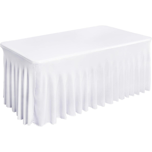 Wholesale <b>Cheap</b> Woven Polyester Rectangular Custom White Party Wedding <b>Tablecloth</b> Waterproof Eco-Friendly for Events - Product Image 1