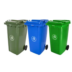 240 litros Outdoor Plastic Wheeled Lixo Bin / Trash can / Dustbin