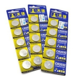 แบตเตอรี่กระดุม CR2032 3V ลิเธียม สำหรับอุปกรณ์อิเล็กทรอนิกส์ในงานอุตสาหกรรม - Product Image 1
