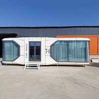 Cabane à capsules préfabriquée mobile Maisons à dosettes Maison prête à l'emploi Maison mobile Capsule spatiale Maison en conteneur