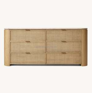 <span class=keywords><strong>Commode</strong></span> à <span class=keywords><strong>6</strong></span> <span class=keywords><strong>tiroirs</strong></span> en chêne blanc américain moderne Sassanid, nouvelle arrivée - Product Image 4