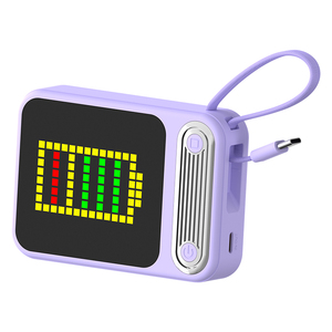 El Primer Cargador del Mundo con Pantalla Pixel, Diseño Innovador, Banco <span class=keywords><strong>de</strong></span> Energía <span class=keywords><strong>de</strong></span> 22.5W, Se Expresa en Tu <span class=keywords><strong>Idioma</strong></span>: 10000mAh con Pantalla Pixel - Product Image 3