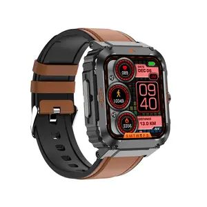 Flyrabbit hochwertige 1,92'' ET550 Smartwatch für Mann EKG SOS Anruf Herzfrequenz Körpertemperatur Überwachung Smart Watch Frauen