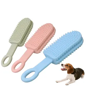 classical ice-lolly shaping easy wash indoor interact train prevent dental calculus pet dog chew toys with hanging hook handle