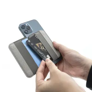 moft支架功能磁性PU皮革手机钱包卡槽卡座手机钱包贴纸