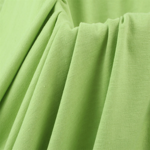 D102 New Arrival Chất Lượng Cao Mềm <span class=keywords><strong>Polyester</strong></span> Cotton Spandex Dệt Kim Vải Đồng Bằng Duy Nhất Jersey Vải Cho Quần Áo Bao Gồm - Product Image 2