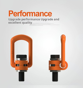 Anneau de levage pivotant à 360 degrés, point de levage à vis moulée haute résistance, manille universelle pour la levée et l'attelage, 90 lb, garantie 1 an - Product Image 5