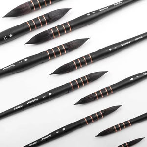 Juego de Pinceles de Madera para Niños, Estudiantes y Artistas, Pinceles para Dibujar y Pintar con Acuarelas y Óleo - Product Image 5