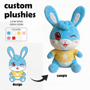 Custom Plush Toys Manufacturer Factory Mini Star <strong>T</strong>-<strong>shirt</strong> Hippo Kindergarten Teaching Aids Jotaro Plush Costomized Teddy Bears - Product Image 5