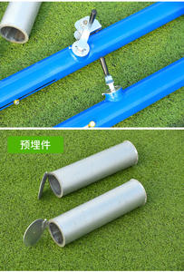 Un arrêt Service Beach Volleyball Court Réglage de <span class=keywords><strong>la</strong></span> hauteur verticale Type de sol Volleyball Post Net Maldives Gazon artificiel - Product Image 4