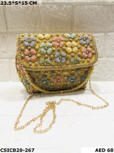 Party Metal <b>Crystal</b> Clutch with Shoulder <b>Bag</b> and Bracelet Design, an Elegant Choice for Bridal Evening and Wedding - Product Image 5