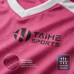 Uniforme de Fútbol para Hombre, Tela de Malla Transpirable, Estampado, Cuello en V, Cintura Elástica, Conjunto de Camiseta de Fútbol, Diseño Personalizado de Alta Calidad - Product Image 4