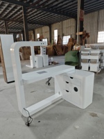 Table à Ongles de Luxe Style Moderne, Poste de Manucure avec Séchoir, Bureau Collecteur de Poussière et Lumière LED