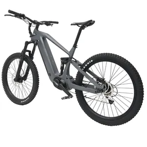 Joyebikes 전기 자전거 전체 서스펜션 산악 전기 자전거 48v 배터리 전자 자전거 M510 M600 M620 중반 드라이브 모터 ebike