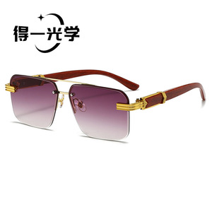 <b>Square</b> Oversized <b>Sunglasses</b> For Women Uv400 Protection Pc <b>Frame</b> Black Lens Outings Cycling Driving - Product Image 5