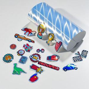 Factory Customization Printable Holographic Oblique Beam Pattern Vinyl <b>Sticker</b> Slti Roll Materials For Inkjet <b>Printer</b> - Product Image 2