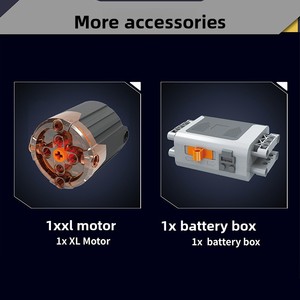 Yuxing 10130, <span class=keywords><strong>Juguete</strong></span> <span class=keywords><strong>de</strong></span> Construcción <span class=keywords><strong>de</strong></span> Motor V8 Eléctrico para Auto, Bloques <span class=keywords><strong>de</strong></span> Plástico ABS, Modelo <span class=keywords><strong>de</strong></span> Ensamblaje para Niños y Niñas - Product Image 3