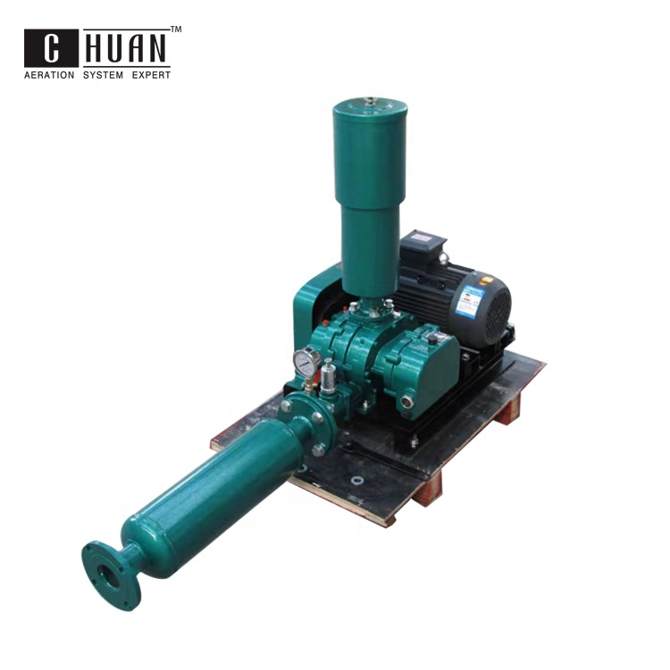 Корни воздуходувки аэрации вакуум три лотка воздуходувки в очистных сооружениях сточных вод