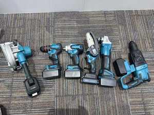 Ensemble de perceuse à percussion à batterie au lithium multifonction sans balais <span class=keywords><strong>trois</strong></span> en un amélioré avec étui de meuleuse à clé électrique - Product Image 4