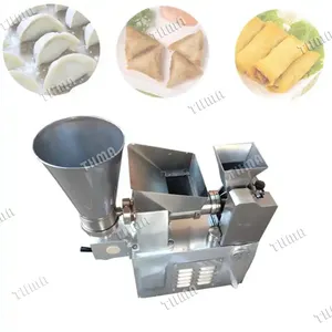 自动肉馅卷饼机玉米饼Roti制造商Chapati阿拉伯皮塔饼面包饺子机