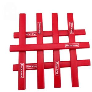 أقلام رصاص للنجارين بيضاوية أو رباعية أو ثمانية الأضلاع، قلم رصاص للبناء مع طباعة شعار مخصص وتغليف بصندوق ملون - Product Image 2