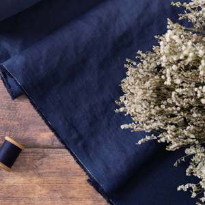 Camisa de <span class=keywords><strong>Lino</strong></span> Francés 100% Orgánico de Alta Calidad en Stock, Teñida con Hilo, Prelavada, de Ancho Amplio, en Color Sólido y 14 Hilos - Product Image 1