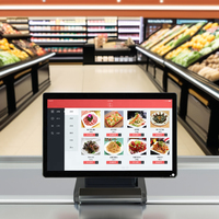 Moniteur tactile 15,6 pouces avec interface USB, support et coque en plastique, fixation murale pour TPV - Nouveau produit