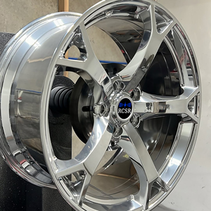 RCSR Vente chaude pour Nismo V1 Jantes forgées argent chromé 8J Maining pour <span class=keywords><strong>Nissan</strong></span> 350z <span class=keywords><strong>370z</strong></span> G37 Q50 Q70 5x114.3/120/112 PCD - Product Image 5