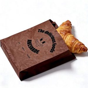 Sac en papier kraft de qualité alimentaire écologique avec logo personnalisé et impression à l'écran Capacité de 20 kg - Product Image 4