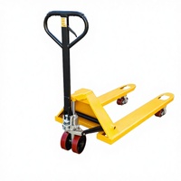 Transpalette manuel Topsense en promotion, 2 tonnes, avec fourches de 1100 mm et roues en nylon