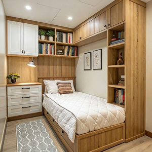 Armario de Madera Ecológico Personalizado BALOM a Precio de Mayoreo para Dormitorio, Armario para Estudio y Dormitorio - Product Image 2