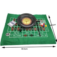 Ensemble de roulettes de poker en plastique, pièces, accessoires multi-lanceurs, pour fête, soirée