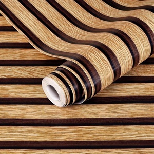 UDK moderno legno carta da parati autoadesiva <span class=keywords><strong>rivestimento</strong></span> murale decorativo impermeabile rimovibile <span class=keywords><strong>per</strong></span> soggiorno griglia Stripping incollatura - Product Image 2