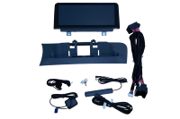 Reproductor Multimedia para Auto con Pantalla Táctil de 10.25 Pulgadas Compatible con BMW X3 F25 2011-2017, Instalación No Destructiva Plug and Play