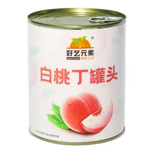 OEM customized low-cost high-quality 860g delicious organic fruit canned peach