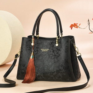 2025 Phụ Nữ Thanh Lịch Vai Duy Nhất Crossbody Túi Mới Quốc Gia & Trung Quốc Phong Cách Thời Trang Túi Xách Kích Thước Lớn Dropshipping - Product Image 2