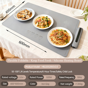 2025 Milieuvriendelijke Siliconen Elektrische Verwarming Tafel Mat Voedsel Verwarming <span class=keywords><strong>Pad</strong></span> Huishoudelijk Gebruik 50-100 Temperatuurbereik 110V-240V - Product Image 3