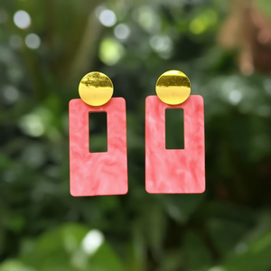 Boucles d'oreilles pendantes tendance E250-E140-0168F - Product Image 3