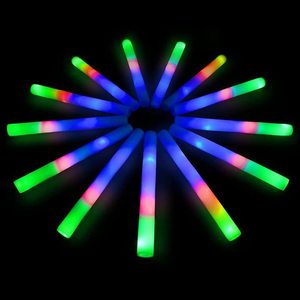 Promotionele Schuim Glow Sticks, Led Light Up Foam Sticks Met 3 Modi Knipperende Changing Voor Evenement Party Bruiloft - Product Image 1
